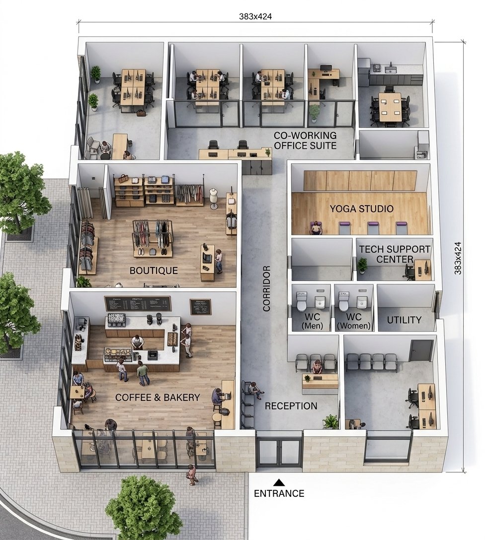2D Architectural drawing