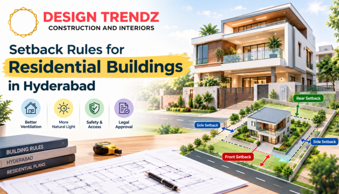Setback Rules for Residential Buildings in Hyderabad